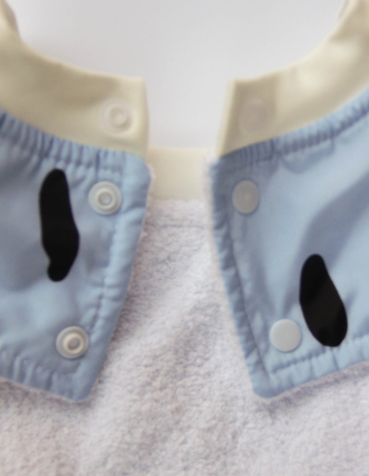 Adult Bib with Pacifier Loop