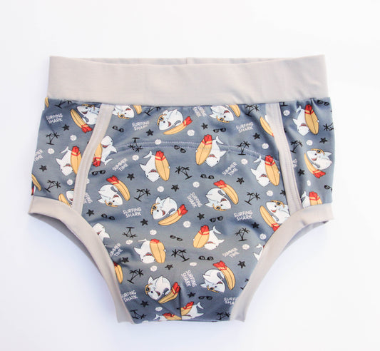 ABDL training pants for adult Sharks-2