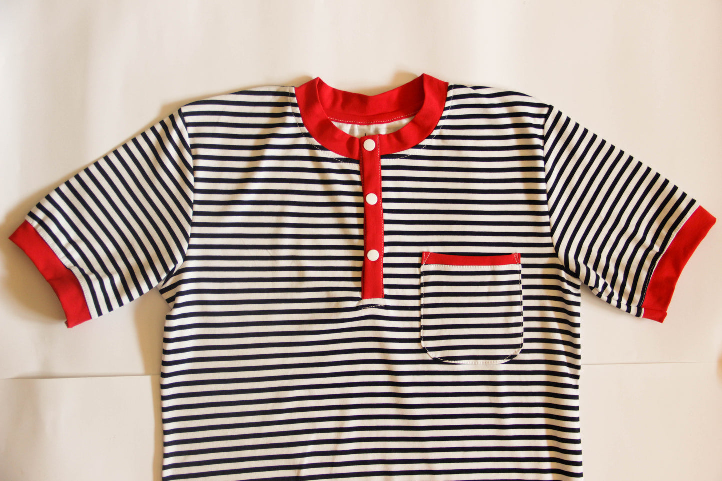 Striped ABDL bodysuit for adult