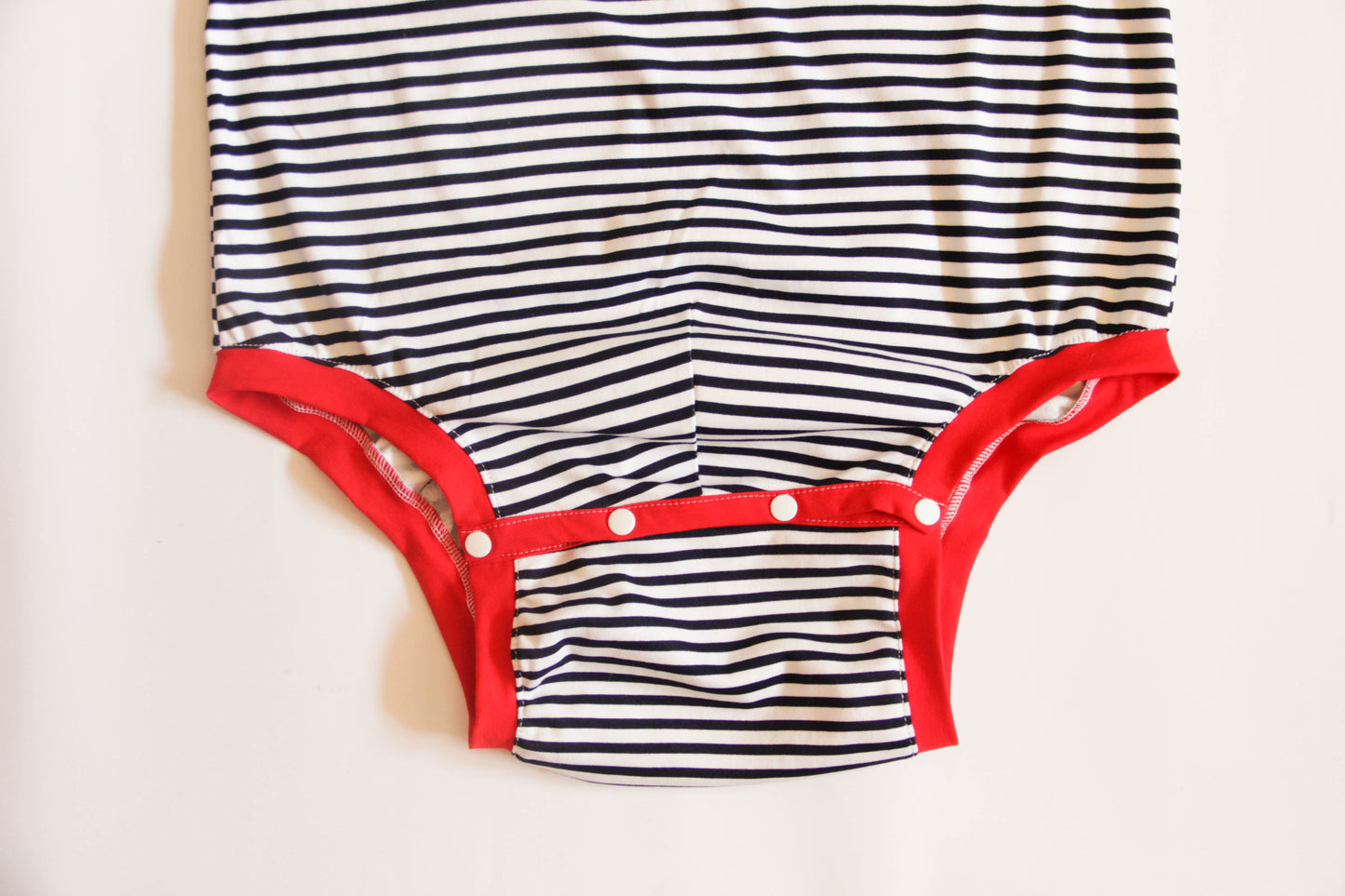 Striped ABDL bodysuit for adult