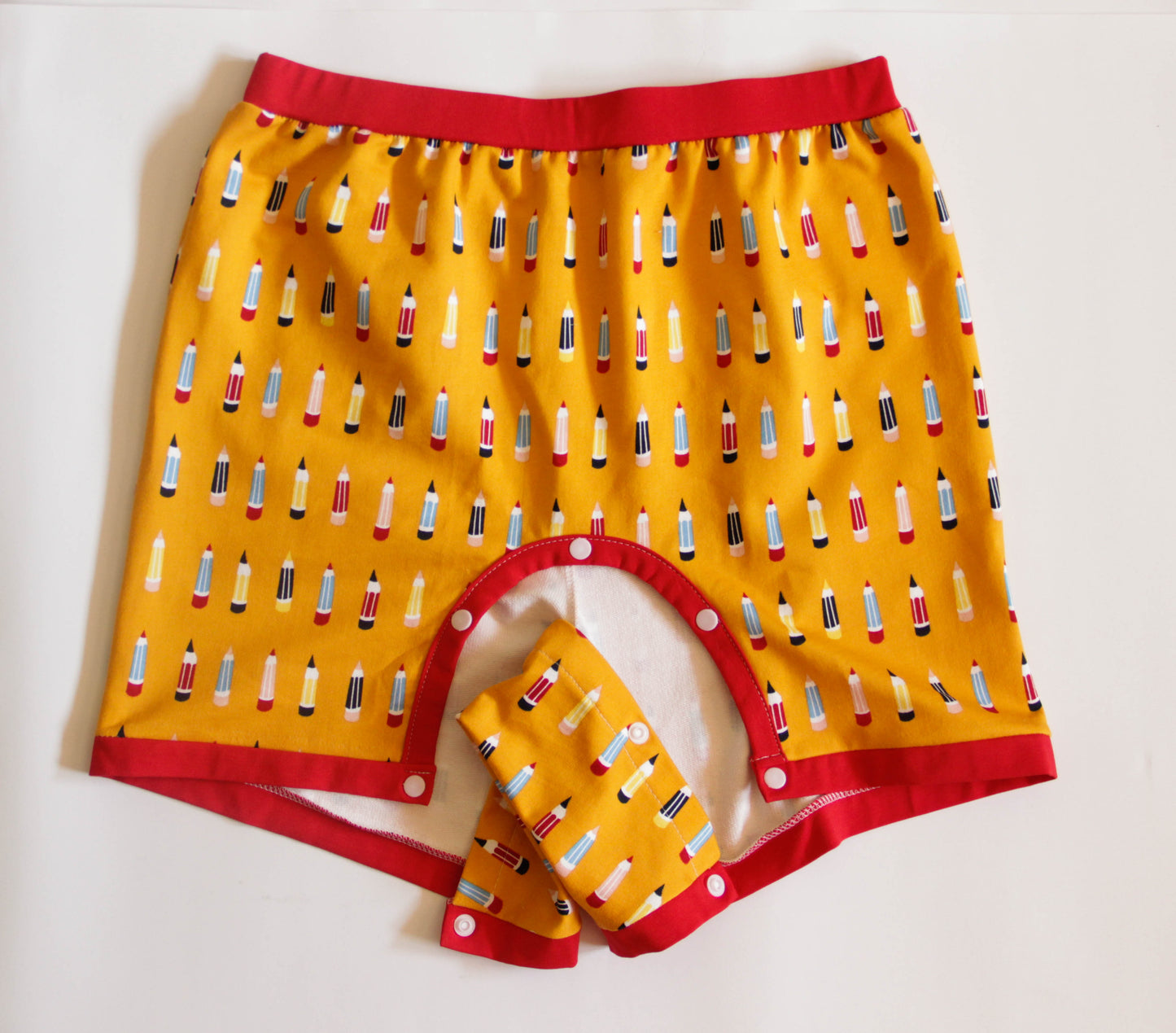 ABDL shorts Pencils with access from below