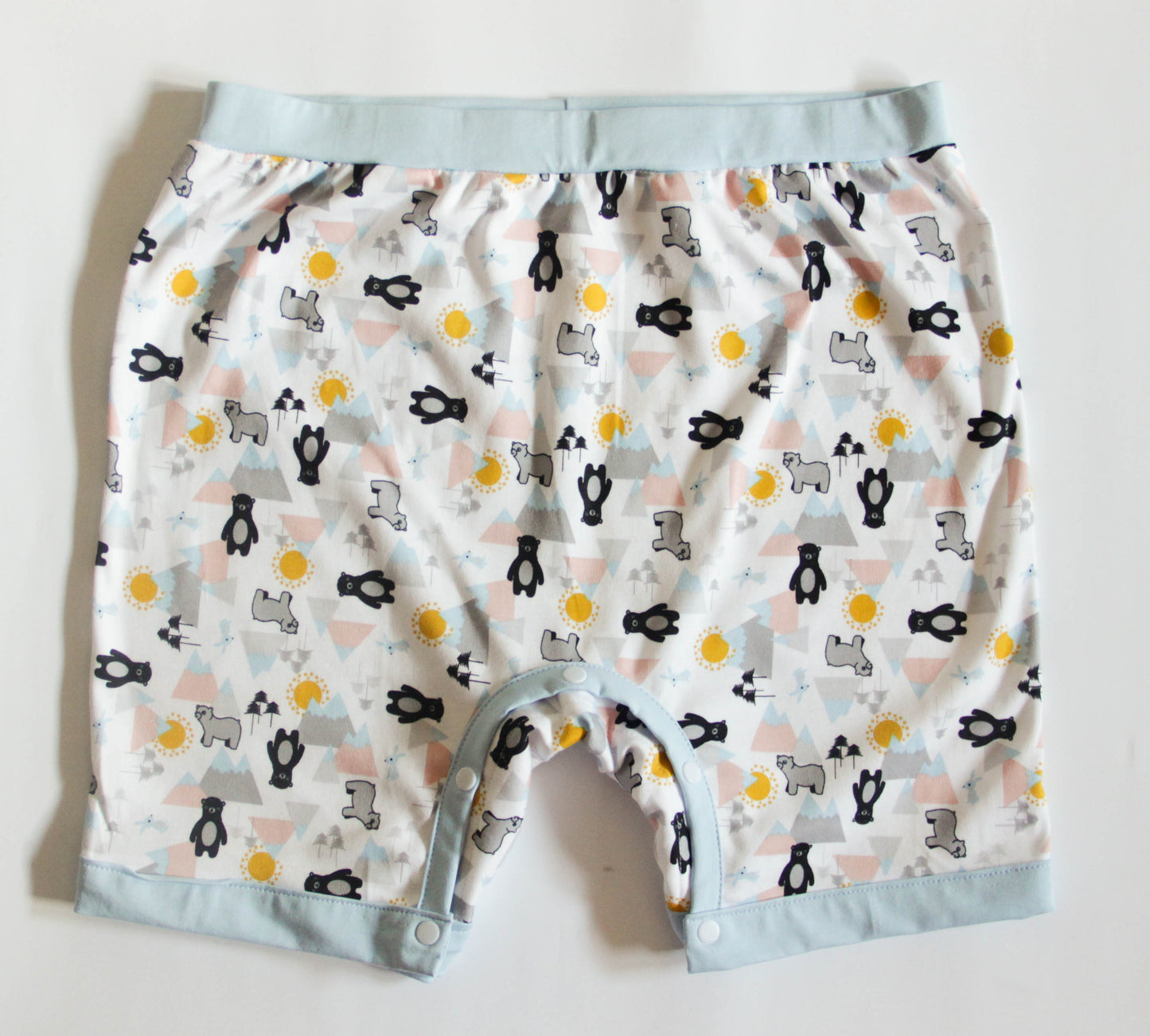 ABDL shorts Blue with access from below