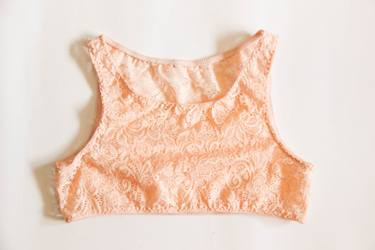 Pink top for men femboy underwear
