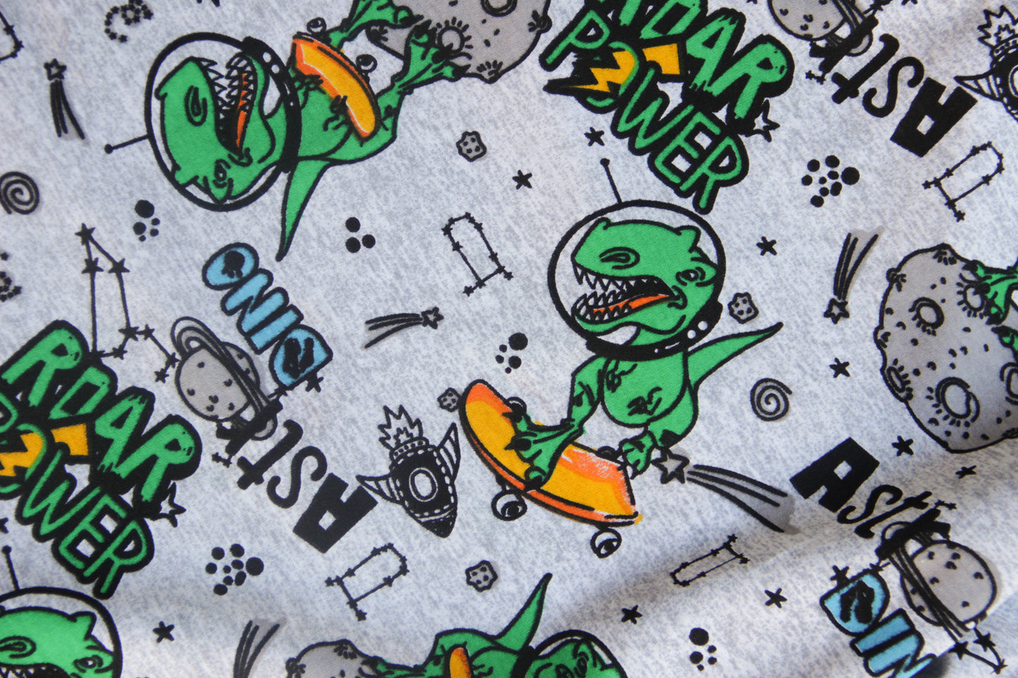 Dino pajama for diaper lovers. Cotton sleepwear for adults baby boy