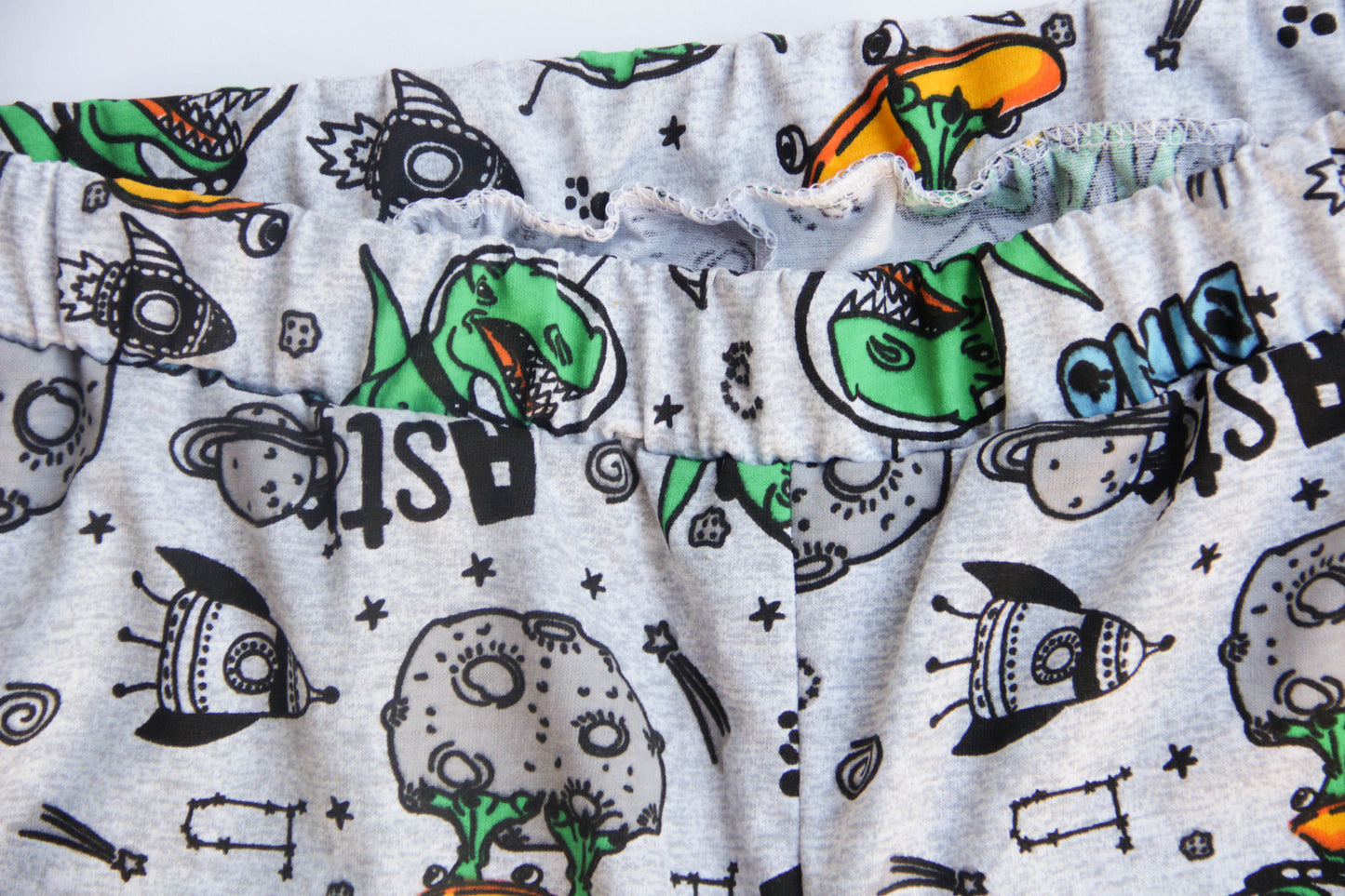Dino pajama for diaper lovers. Cotton sleepwear for adults baby boy