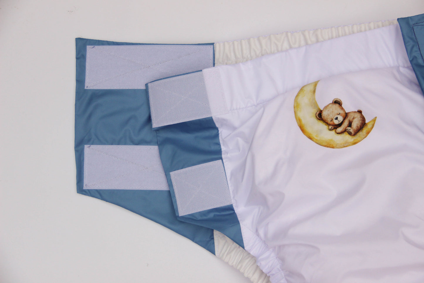 ABDL Adult Diaper with Removable Insert. Volumetric Padded reusable Diaper for Heavy Nighttime Discharge